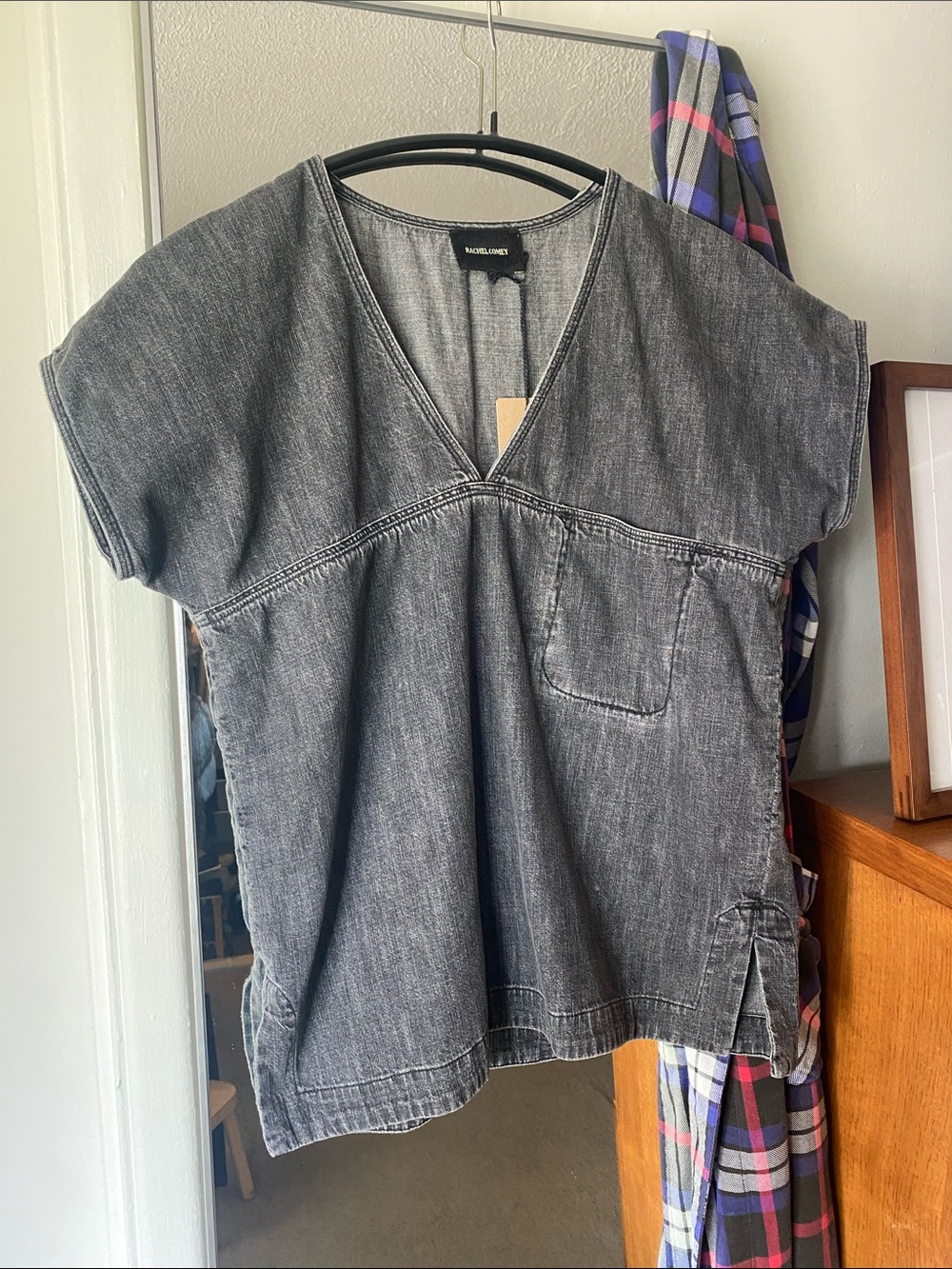 Rachel Comey Piante Top black vista denim XS